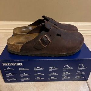 Used brown Boston Birkenstocks